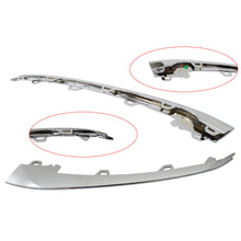 L/R Front Bumper Lip Splitter Chrome Molding Trim for Mercedes W222 S450 S560 2018-2020