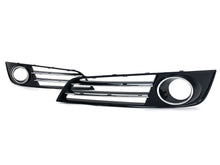 Left+Right Front Bumper Fog Light Grille Cover For Audi A8 D4 2011 2012 2013 2014