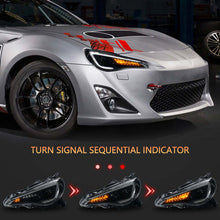 LED Headlights For Toyota 86 Subaru BRZ Scion FR-S w/Sequential Indicator Lamp