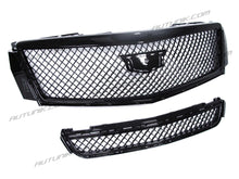 Black Front Upper Grille + Lower Grill w/ Frame for Cadillac XTS 2013-2017 fg150