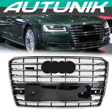 Chrome Front Bumper Mesh Grille for Audi A8 W12 2015-2018 fg342