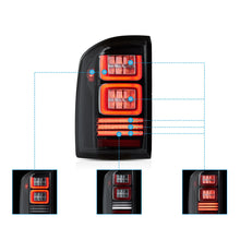 Smoked LED Tail Lights For 2007-2013 Chevrolet Silverado 1500 2007-2014 2500/3500HD