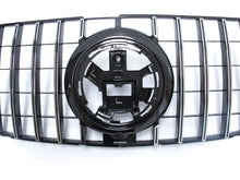 Chrome+Black Front Bumper GT Grille for 2020–2024 Mercedes-Benz X167 GLS450 GLS580 GLS400 GLS350