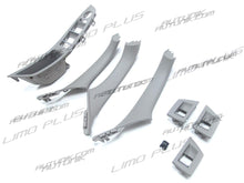 7pcs Gray Interior Door Handle Window Lift Button Panel For BMW 5 Series F10 F11 M5 2011-2016 it35
