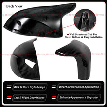 Carbon Fiber Replacement Mirror Caps Cover For BMW F98 X4M F95 X5M F96 X6M M40i M60i
