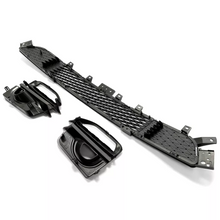 Front Bumper Lower Grill + Fog Light Cover for Infiniti Q50 Sport 2014-2017