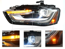 Driver Left Side For 2013-2016 Audi A4 S4 HID/Xenon Non-AFS Projector Headlight
