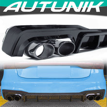 S7 Style Rear Diffuser w/ Black Exhaust Tips for Audi A7 C8 S-line S7 2019-2025 di85