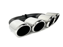 Black/Chrome Exhaust Tips Pipes For Porsche 958.1 Cayenne 92A V8 2011-2014