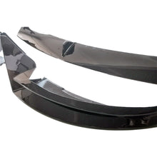 Glossy Black ABS Front Bumper Lip Spoiler Splitter For Tesla Model Y 2020-2024