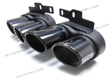 S6 Style Rear Diffuser w/ Black Exhaust Tips for 2019-2024 Audi A6 C8 S-line S6 di92