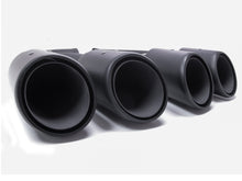 Matte Black Exhaust Tips Muffler for Porsche Cayenne 2011-2014 Long Pipes