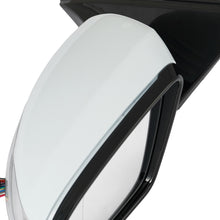 White Left Driver Side Mirror w/ Blind Spot for 2014-2020 Mercedes W222 S450 S500 S550 Sedan