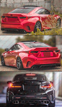 Gloss Black For 2015-2018 Lexus RC300 RC350 F-Sport Shark Fin Rear Bumper Diffuser