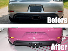 Black Triple Exhaust Tip For Porsche 718 Cayman Boxster Base/T/S/GTS 2.0/2.5L 2017-2025
