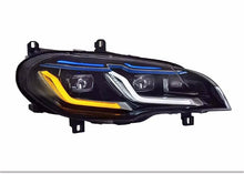 LED Headlight DRL Turn Signal Lamp Assembly For 2007-2013 BMW X5 E70 HID/Xenon w/o AFS