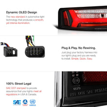 Cyclop Optic Tube Black LED Tail Lights for 2009-2011 Audi A6 C6 Rear Lamps