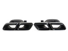 Black Rear Diffuser + Exhaust Tips for Mercedes S-Class W222 AMG-Line 2018-2020