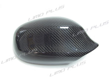 Real Carbon Fiber Mirror Cover Caps For 2009-2012 BMW 3-Series E90 LCI Sedan Replacement bm155
