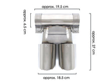 Chrome Exhaust Tips For Porsche 718 Boxster Cayman 2017-2025 Stainless Tailpipe