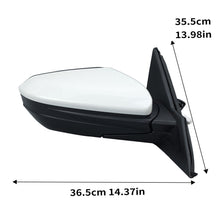 3Pin Pearl White Side Mirror Non-heated For Honda Civic 2016-2020 2021 Driver & Passenger Side