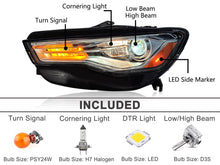 Left Driver Side Lamp Headlight for Audi A6 2016 2017 2018 - Fits w/ HID Xenon