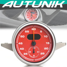 Chronometer Clock Stopwatch for Porsche 718 Boxster, 718 Cayman, 718 Spyder, Carrera 911, Cayenne 19-25, Macan 2018-2023