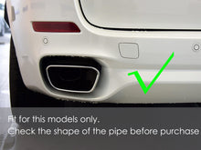 Gloss Black Exhaust Tips Tail Pipe fit for BMW X5 F15 35i M -Sport 2014-2018 et316