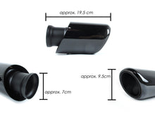 4PCS/Set Black Exhaust Tips Tailpipe for Porsche 958.1 Cayenne S GTS Turbo 2011-2014