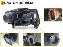 For Jeep Compass 2011-2017 Dark Headlight Low/High Beam Pair