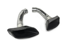 Black Exhaust Tips Tail Pipe fit for BMW X5 E70 / X6 E71 2008-2013