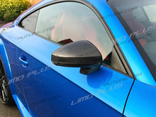 Real Carbon Fiber Mirror Caps For Audi TT TTS TTRS MK3 2016–2025 (No Lane Assist)