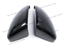 Real Carbon Fiber Mirror Caps For Audi TT TTS TTRS MK3 2016–2025 (No Lane Assist)