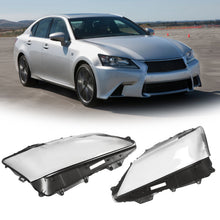 LH & RH Headlight Lens Cover Pair for Lexus GS350 GS450h 2013 2014 2015