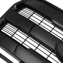 For 2015-2017 Ford F150 F-150 Front Upper Grille Grill W/O Camera Glossy Black