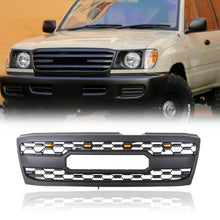 Front Bupper Upper Grille Middle Grids w/Lights for Toyota Land Cruiser LC100 03-06