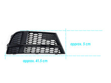Fog Light Cover + Honeycomb Grill For Audi A3 8V Non-Sline 2017-2020