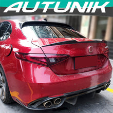 Real Carbon Fiber Rear Trunk Lip Spoiler For Alfa Romeo Giulia 952 Sedan 2016-2021 af1