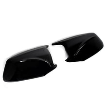Gloss Black Side Mirror Cover Caps Replacement For BMW 5 Series F10 F11 2011-2013 Pre-LCI
