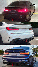 For 2019-2022 BMW G20 3 Series 330i M340i VT Style Gloss Black Rear Diffuser Vertical LED Light