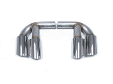 Silver Black Exhaust Muffler Tips For Porsche Cayenne Base 2019-2024