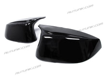 Glossy Black Side Mirror Cover Caps for Infiniti Q50 Q60 Q70 QX30 2014-2024