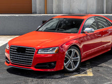 All Black Front Fog Light Grille Covers For Audi A8 S-Line S8 D4 2015–2018