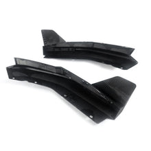 Carbon Look Rear Bumper Corner Splitter Extension for BMW G80 M3 2021-2024