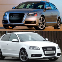 2pcs Front Bumper Fog Light Grille Fog Lamp Cover For Audi A3 8P S-Line 2009-2012