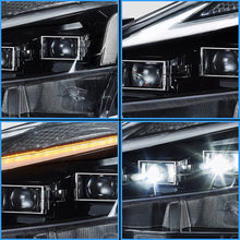 Left & Right LED Projector Headlights DRL for 2006–2014 Lexus IS250 IS350 ISF with Blue Start-up Animation