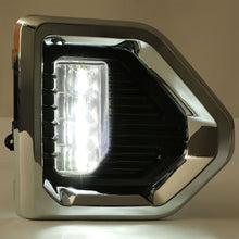 LED Fog Lights & Chrome Bezels Kit for 2019-2022 GMC Sierra 1500 Denali SLT AT4