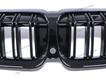 Gloss Black Dual Slats Front Kidney Grille for BMW G20 330i M340i 2019-2022