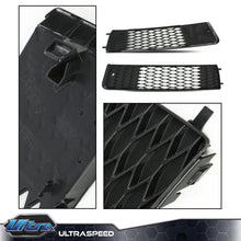 For Audi Q7 S-Line 2010-2015 4x Front Lower Bumper Grille & Fog Light Lamp Cover