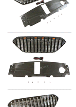 Chrome / Black Front Bumper Upper Grille Radiator w/ LED Lights fit for Hyundai IX35 SUV 2010-2013